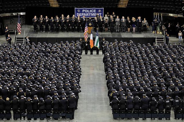 NYPD graduation in 2014.